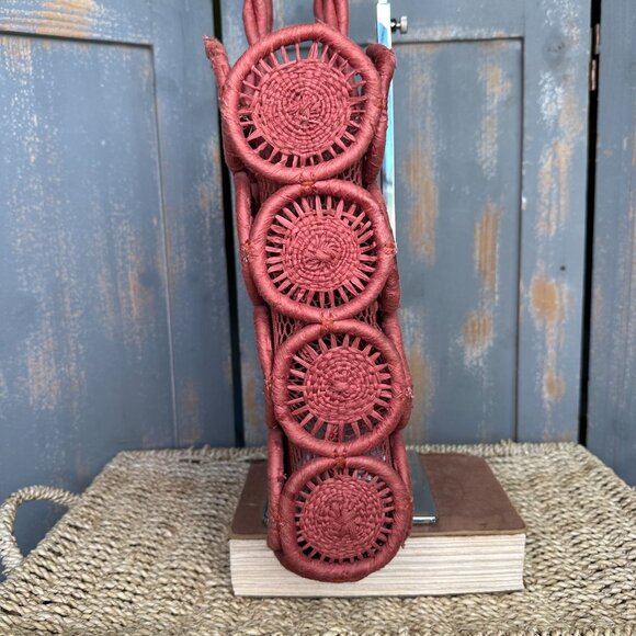 Madewell The Straw Catania Tote Bag Sweet Dahlia NWT - Picture 4 of 16